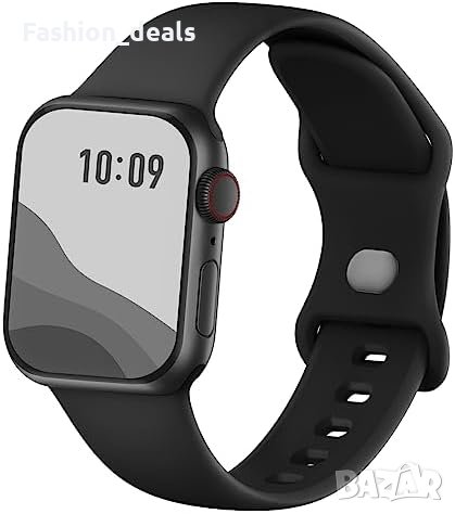 Нова Спортна силиконова каишка Съвместима с Apple Watch 38*40*41mm Жени Мъже, снимка 1