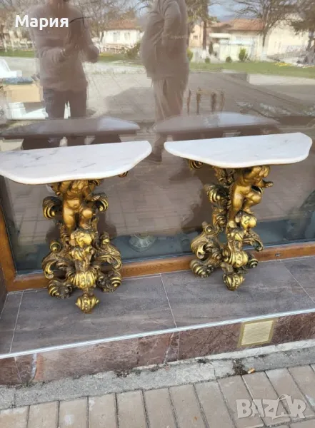 Два броя нощни шкафчета 014, снимка 1