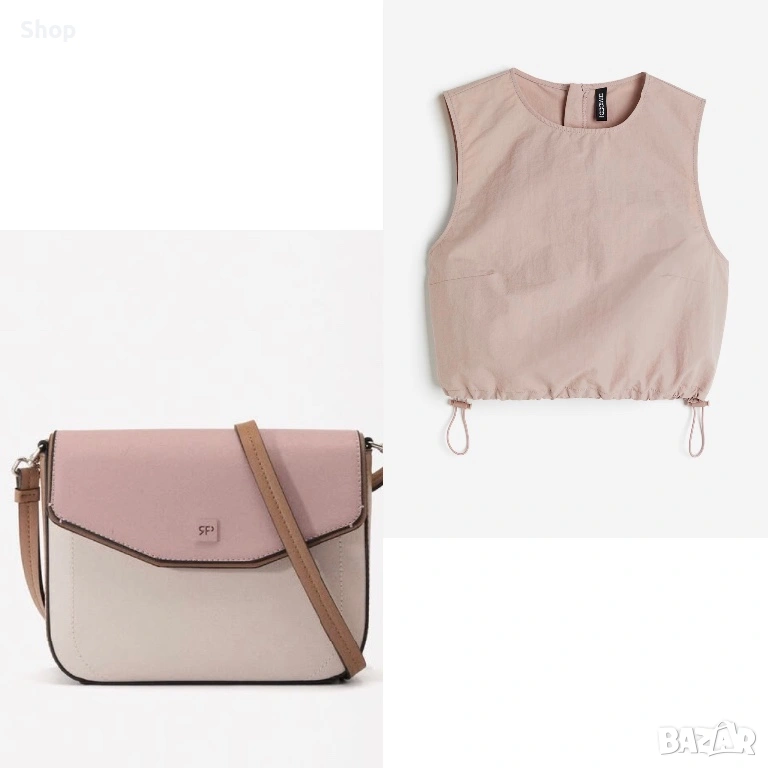 Комплект чанта на Parfois и потник на H&M, снимка 1