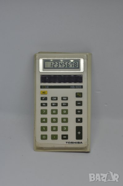 Соларен калкулатор Toshiba HB-103, снимка 1