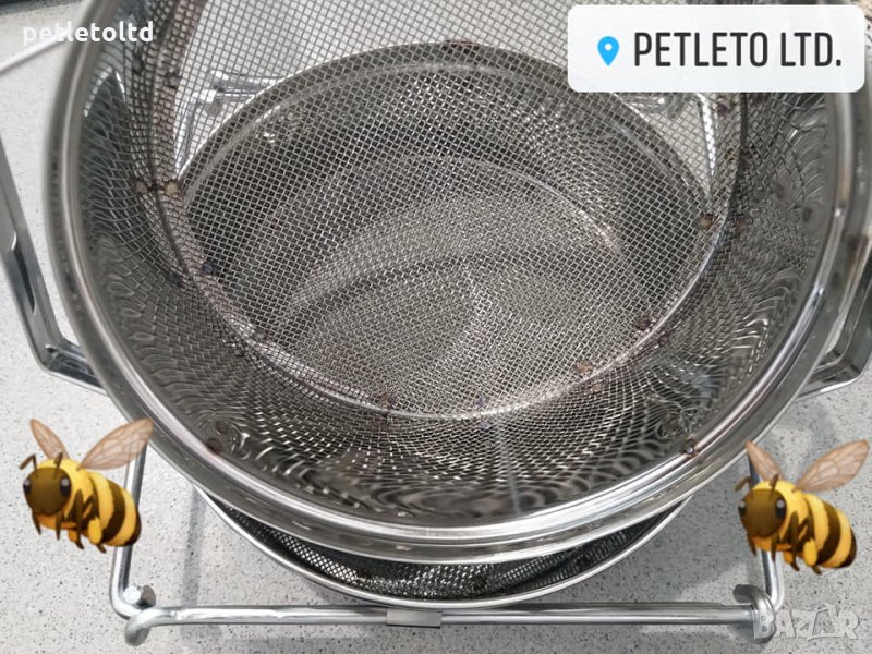 Цедка за пчелен мед INOX Ф 170 мм, снимка 1