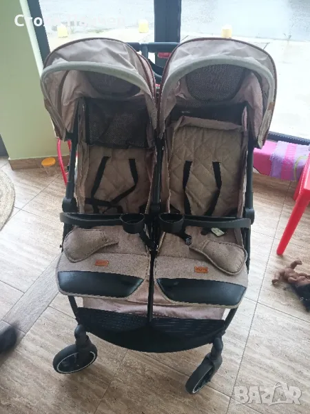 Бебешка количка за близнаци Moni rome, снимка 1
