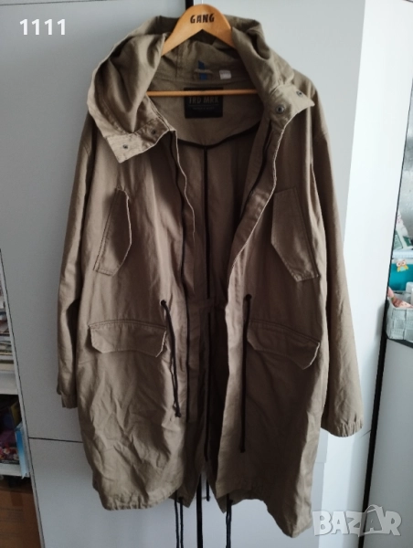 Милитари тренчкот голям размер., снимка 1