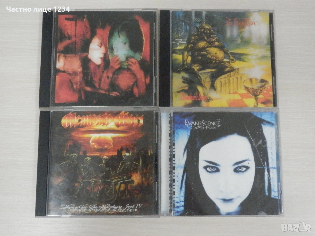 Protector – 90 / Memento Mori - 1997 / Evanescence - 2003 / Cemetary - 1994, снимка 1