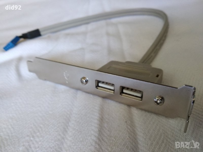 Дву портов  USB 2.0 заден панел, снимка 1