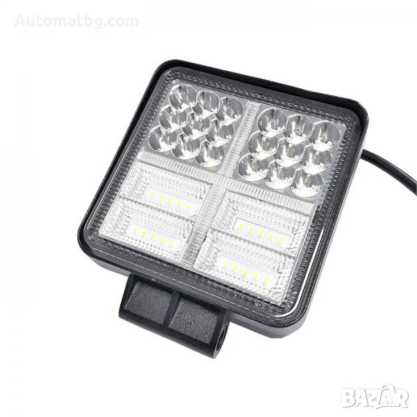 Диоден халоген Automat, Универсален, Алуминий, IP67, 12V - 24V, 114W, 6000K, 1891, Черен, снимка 1