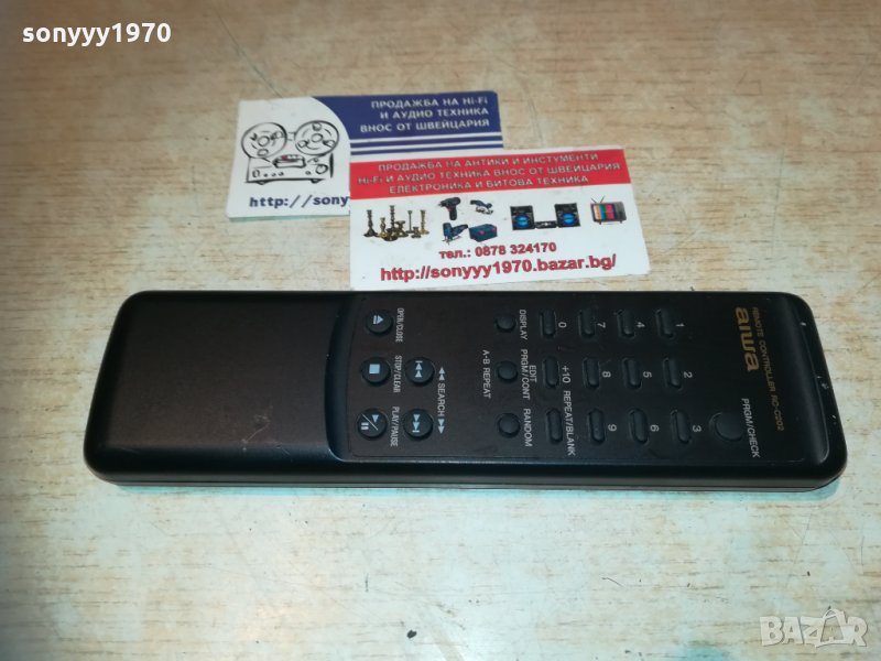 aiwa rc-c202 audio remote-внос switzerland, снимка 1