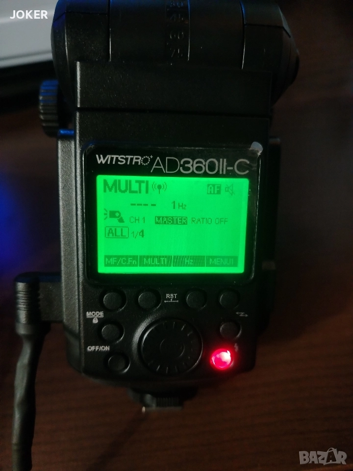 Godox AD360II-C TTL (Canon) + батерия + зарядно, снимка 1