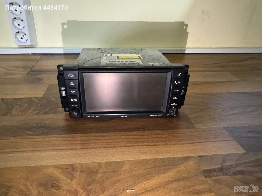 Оригинално радио Jeep Compass NTG4 REW навигация, Bluetooth, AntiTheft, снимка 1