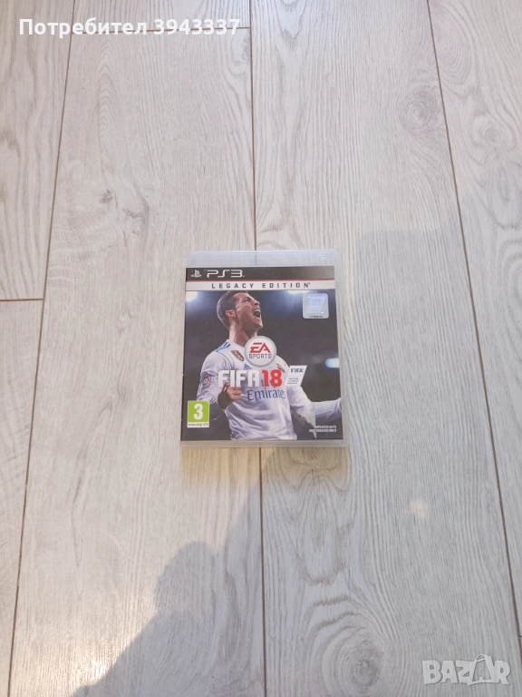 Игра за PlayStation 3, PS3, FIFA 18 , снимка 1