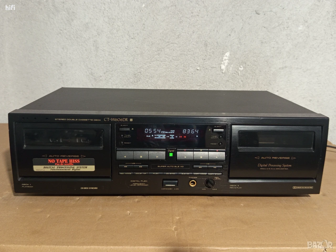 Двукасетен дек Pioneer CT-W606DR, снимка 1