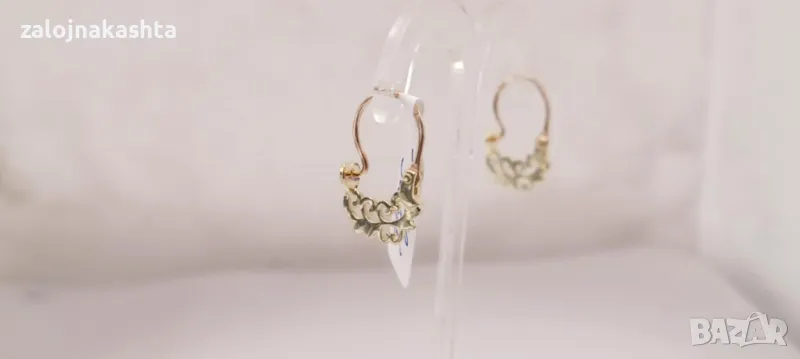 Нови Златни обеци-1,89гр/14кр, снимка 1