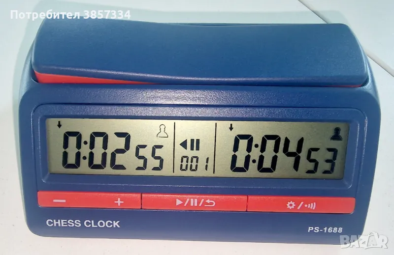 Шах часовник електронен, снимка 1