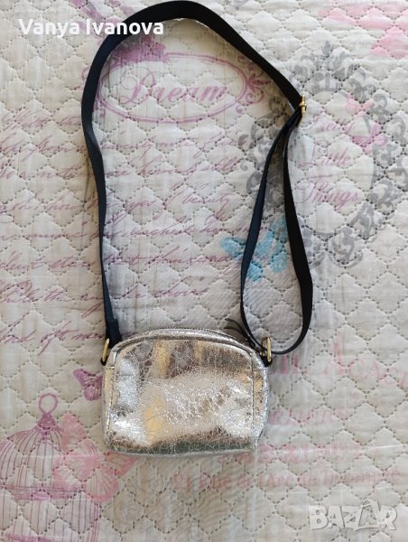 Atmosphere мини сребриста чанта, снимка 1