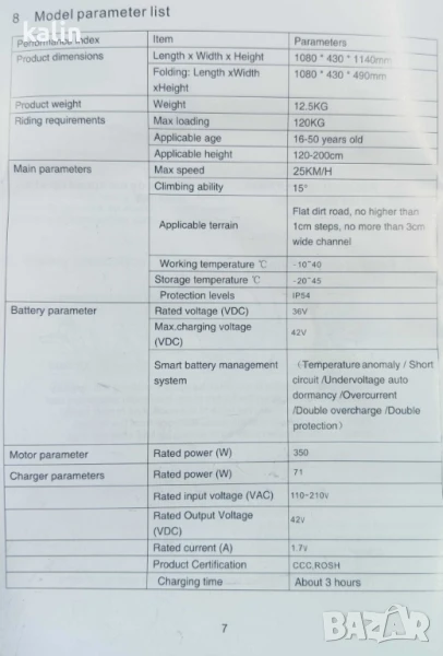 електрическа тротинетка, снимка 1