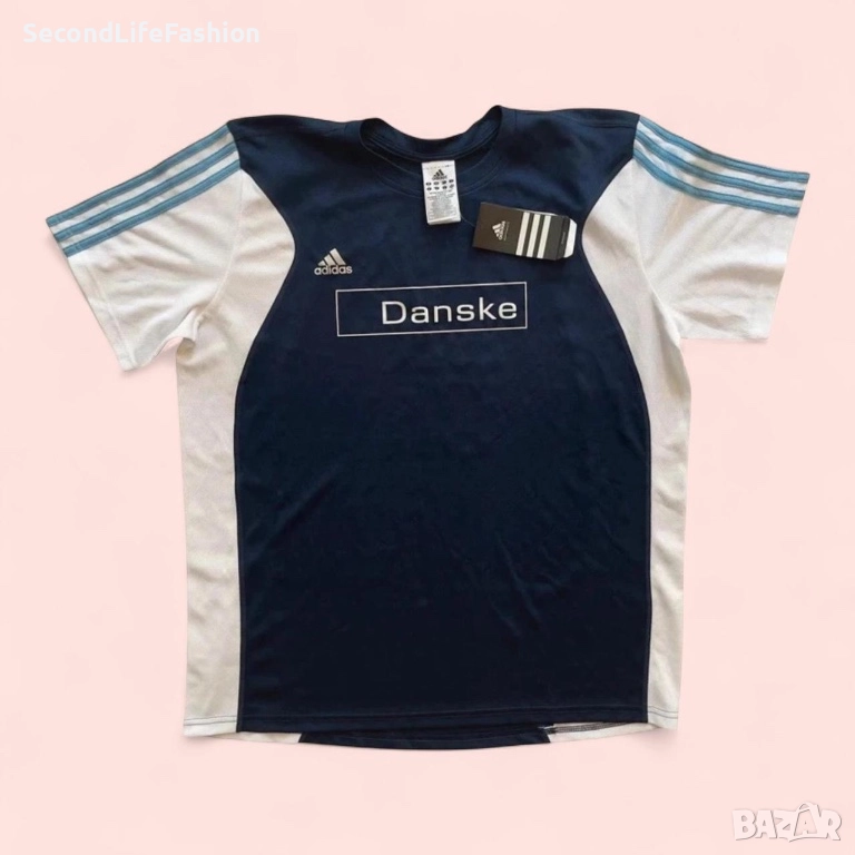 Мъжка тениска за бягане Adidas Danske Denmark, размер L, нова, снимка 1