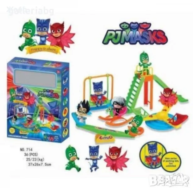 КОМПЛЕКТ ФИГУРИ PJ МАСКИ В УВЕСЕЛИТЕЛЕН ПАРК  0714, снимка 1