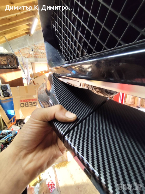 Лип сплитер за предна М5 броня на BMW E60, снимка 1