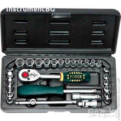 Гедоре комплект FORCE  1/4" / 29 части, снимка 1