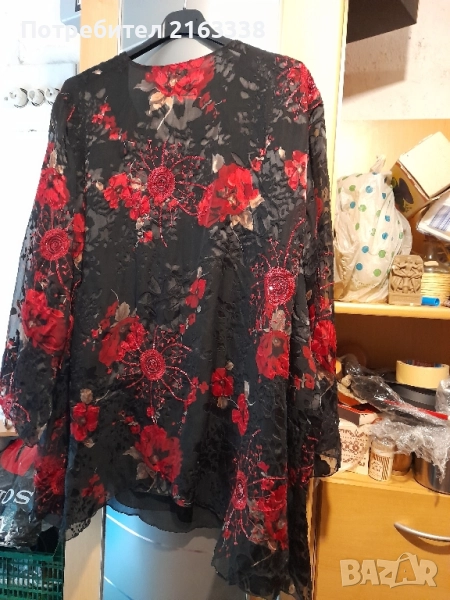 Красива официална блуза коприна с подплата , снимка 1