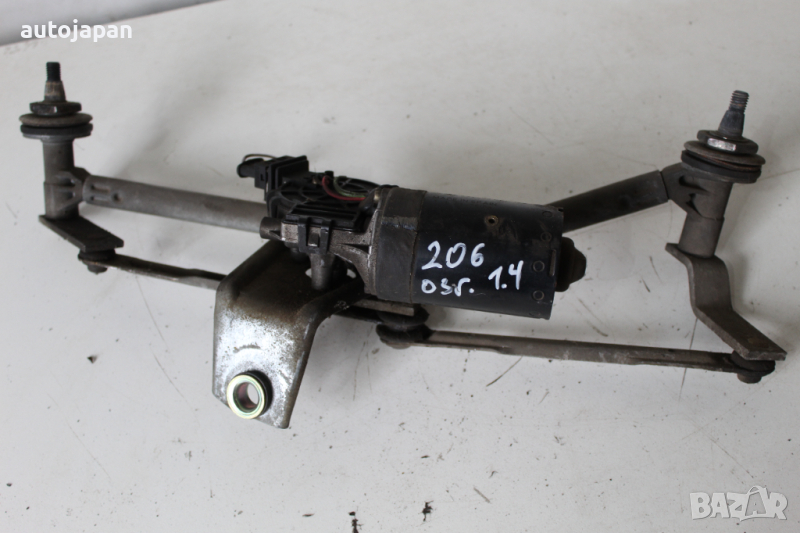 Лостов механизъм чистачки с моторче Пежо 206 1.4 75кс 2врати 03г Peugeot 206 1.4 75hp 2003, снимка 1
