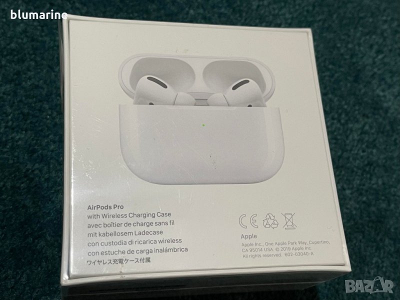 Слушалки Apple AirPods Pro with Wireless Charging Case, снимка 1
