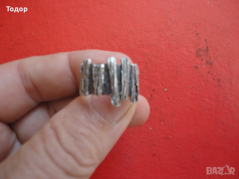 Страхотен сребърен пръстен 5, снимка 1