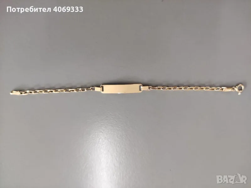 Детска златна гривна 2.24гр 14к , снимка 1