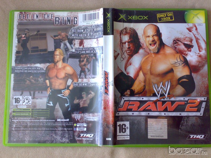 xbox / WWE Raw 2 Xbox оригинална игра в Игри за Xbox в гр. Бургас