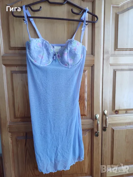 Бледолилава нощница С с твърди чашки 75Б, снимка 1