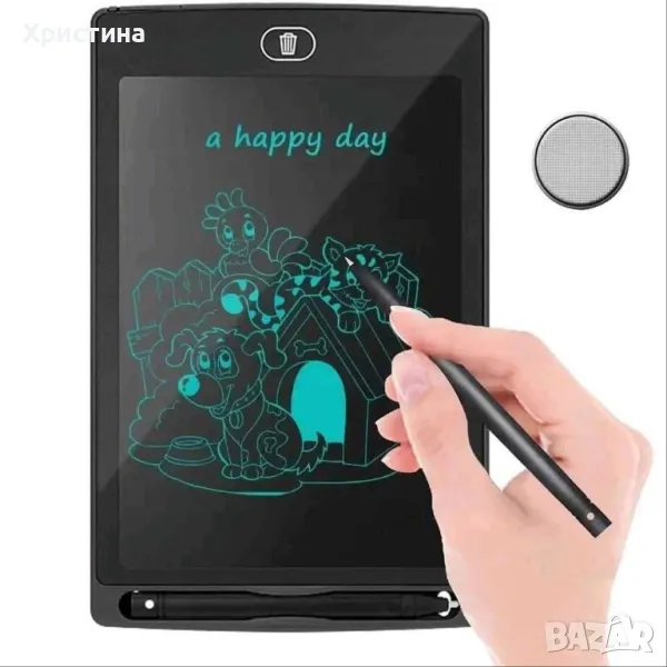 LCD Таблет за рисуване и писане angmno 8.5✏️💛, снимка 1