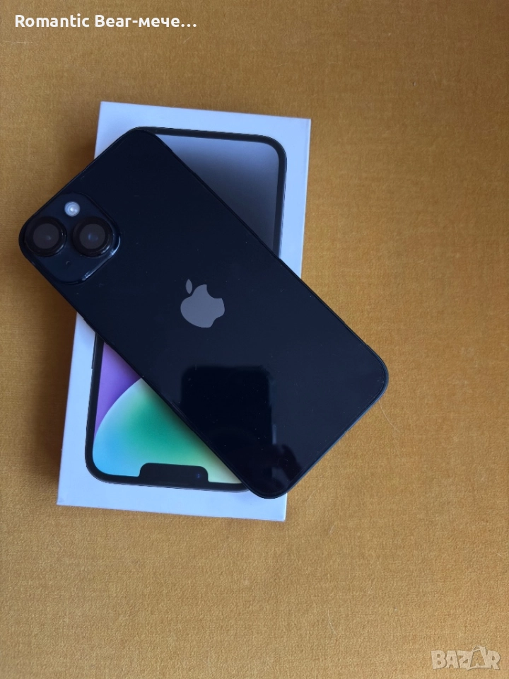 iPhone 14 black 128 GB, снимка 1