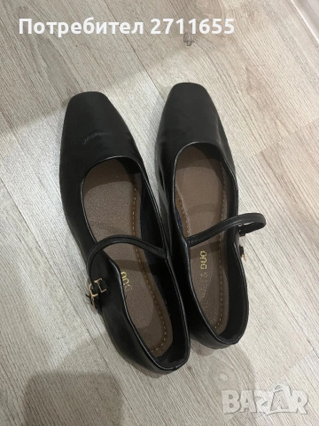 Нови черни обувки, снимка 2 - Дамски ежедневни обувки - 53918785