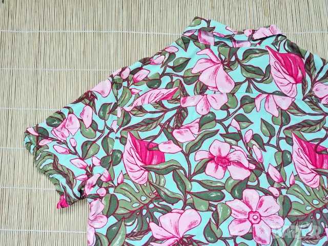 ОФЕРТА 📍 Goodfellow & Co Tropical / M / мъжка риза с къси ръкави, снимка 5 - Ризи - 55938210