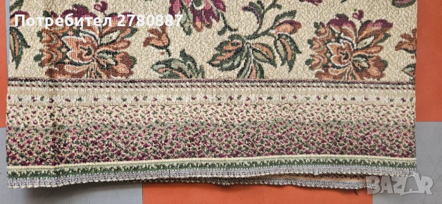Ретро кувертюра, покривало за легло жакардово на цветя , снимка 3 - Антикварни и старинни предмети - 51115469