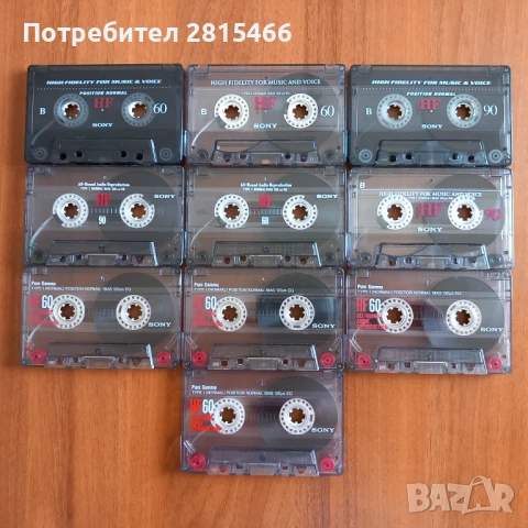 Лот 10бр. SONY HF аудио касети, снимка 3 - Декове - 50983808