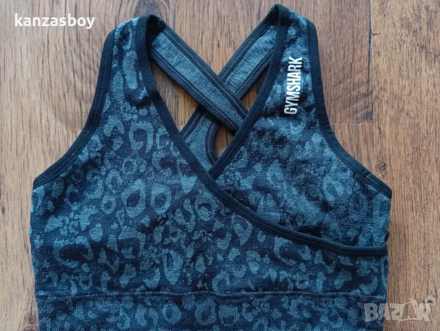 Gymshark Adapt Camo Seamless Sports Bra - дамско бюстие р-р S, снимка 2 - Корсети, бюстиета, топове - 56121598