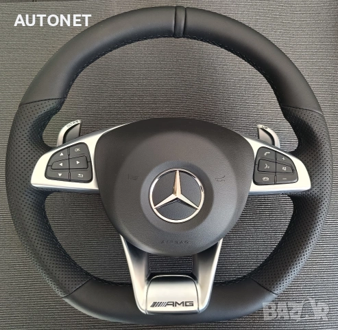 Лайсна за волан AMG за Мercedes C, E, CLA, CLS, S, GLE, GLC, GLS, снимка 10 - Части - 53947972