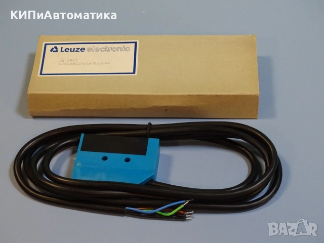 сензор фотоелектрически Leuze RK 08/1 photoelectric reflex sensor 5.5V, снимка 5 - Резервни части за машини - 54205819