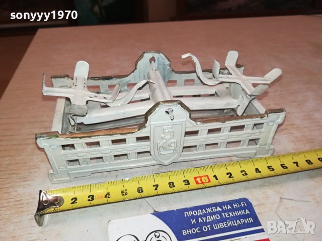 МАЛЪК КАНТАР ОТ ГЕРМАНИЯ-МЕТАЛ МЕД МЕСИНГ 1102241141, снимка 2 - Антикварни и старинни предмети - 44238983