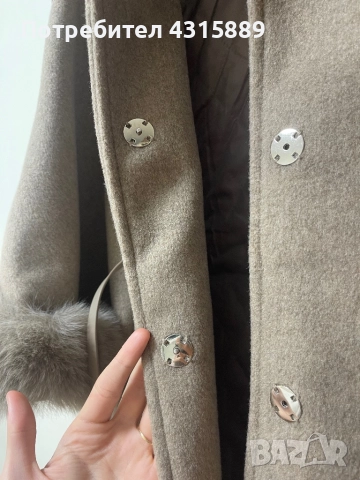 Палто вълнено, снимка 10 - Палта, манта - 52892780