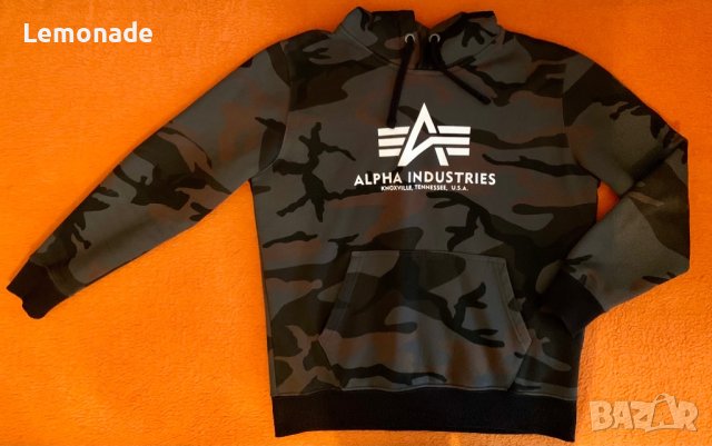 Марков мъжки суитчер Alpha industry , снимка 2 - Суичъри - 42659908
