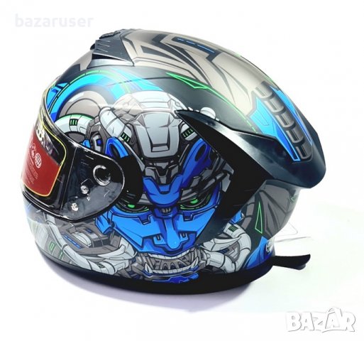 Каска- LVS Helmets- HF702DV -размер - L- -VD-183 /253181, снимка 2 - Аксесоари и консумативи - 38135271