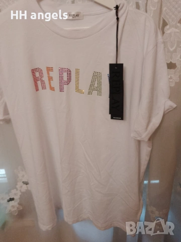 Replay дамска тениска нова с камъни