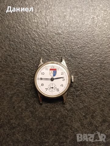 Часовник Зим с циферблат Левски Спартак , снимка 2 - Антикварни и старинни предмети - 54314011