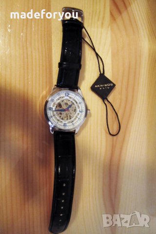 Часовник Нов мъжки автоматик, автоматичен, оригинален часовник Akribos XXIV , снимка 6 - Мъжки - 29973866
