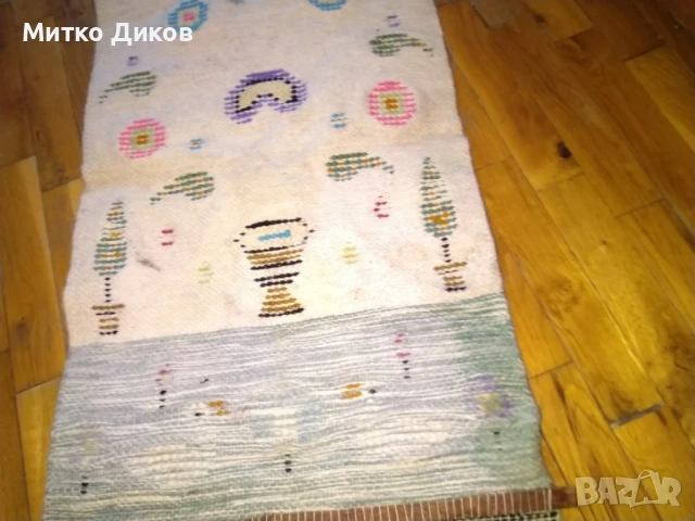 Пано за стена винтидж 44х92см с ресните Wall tapestry fibre handing woven, снимка 13 - Пана - 51084034