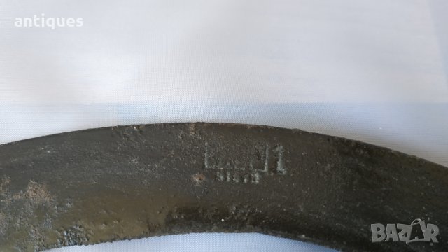 Стар сърп от Царска България с щампи, снимка 3 - Антикварни и старинни предмети - 30236056