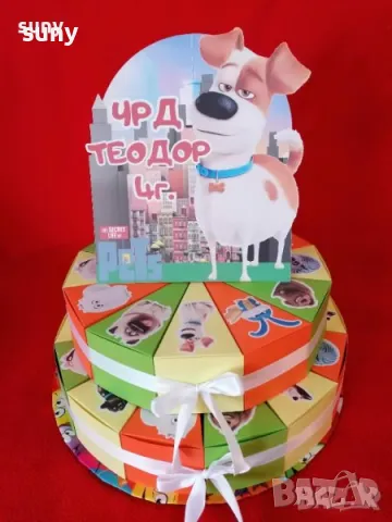 Картонена торта Блуи и Бинго, снимка 12 - Други - 48803263