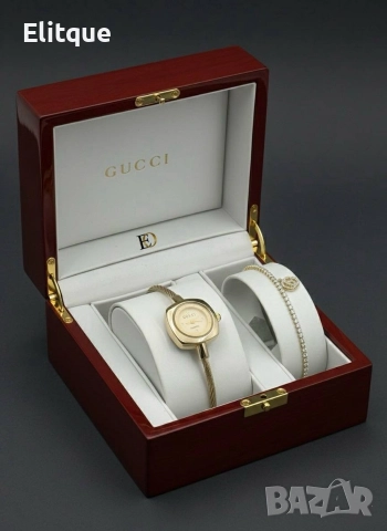 часовник и гривна carter Gucci Christian Dior , снимка 6 - Бижутерийни комплекти - 52908126